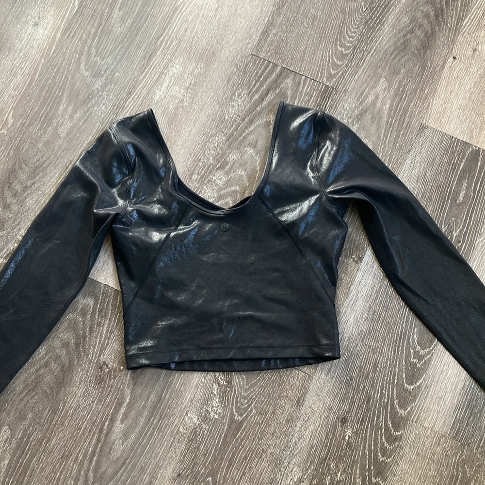 lululemon athletica Align Long Sleeve Shirt Shine Radiate Foil Print - Picture 11 of 15
